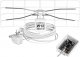 Antena RTV Davbol Antena pokojowa siatkowa white W1E MUX123 8 Davbol 1
