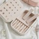 Aptel PUDEŁKO na Biżuterię Organizer Zamykany 16x11x5cm różowy CA21 5