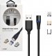 Kabel USB Vega USB-A - Magnetyczne 1 m Czarny (29959) 1