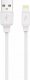 Kabel USB nemo USB-A - Lightning 1 m Biały (6974929202248) 1