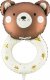 BALON FOLIOWY GRZECHOTKA MIŚ 45CM X 67CM 1