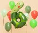 BALON FOLIOWY URODZINOWY CYFRA "6" - ŻÓŁW 75X96 CM 1