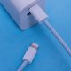 Kabel USB TelForceOne USB-C - Lightning 1 m Niebieski (OEM0101122) 5