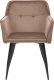 Beliani Zestaw 2 krzeseł do jadalni welurowy brązowy JASMIN 3