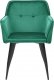 Beliani Zestaw 2 krzeseł do jadalni welurowy szmaragdowy JASMIN 3
