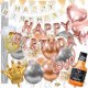 Springos Balony na urodziny 48 szt. dekoracje z napisem happy birthday multikolor UNIWERSALNY 1