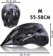 Dunlop Kask rowerowy męski damski LED DUNLOP M 4