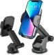 Alogy Uchwyt samochodowy 2w1 Alogy do telefonu 6.5" grawitacyjny na szybę, deskę rozdzielczą, kratkę Easy One Touch + Organizer 2