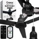 Wentylator Cronos Wentylator sufitowy Cronos FC11-120 120cm Czarny + pilot 1
