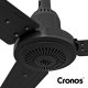 Wentylator Cronos Wentylator sufitowy Cronos FC11-120 120cm Czarny + pilot 5