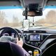Alogy Alogy Uchwyt do samochodu Car Holder na telefon na osłonę słoneczną/ wsteczne lusterko Czarny 8