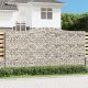 vidaXL vidaXL Kosze gabionowe, 4 szt, 400x50x200/220 cm, galwanizowane żelazo 1
