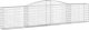 vidaXL Kosze gabionowe, 25 szt, 400x30x80/100 cm, galwanizowane żelazo 3