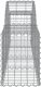 vidaXL vidaXL Kosze gabionowe, 10 szt, 200x30x40/60 cm, galwanizowane żelazo 5