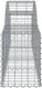 vidaXL vidaXL Kosze gabionowe, 14 szt, 200x30x40/60 cm, galwanizowane żelazo 5