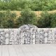 vidaXL Kosze gabionowe, 40 szt, 200x30x80/100 cm, galwanizowane żelazo 1