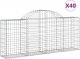 vidaXL Kosze gabionowe, 40 szt, 200x30x80/100 cm, galwanizowane żelazo 2