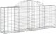 vidaXL Kosze gabionowe, 40 szt, 200x30x80/100 cm, galwanizowane żelazo 3