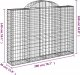 vidaXL vidaXL Kosze gabionowe, 12 szt, 200x30x140/160cm, galwanizowane żelazo 5
