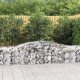 vidaXL Kosze gabionowe, 20 szt, 400x50x60/80 cm, galwanizowane żelazo 1
