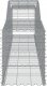 vidaXL Kosze gabionowe, 20 szt, 400x50x60/80 cm, galwanizowane żelazo 5