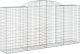 vidaXL Kosze gabionowe, 12 szt, 300x50x140/160cm, galwanizowane żelazo 3