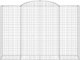 vidaXL Kosze gabionowe, 5 szt, 300x50x200/220 cm, galwanizowane żelazo 4