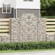 vidaXL vidaXL Kosze gabionowe, 12 szt, 200x50x160/180cm, galwanizowane żelazo 1