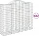 vidaXL vidaXL Kosze gabionowe, 12 szt, 200x50x160/180cm, galwanizowane żelazo 2