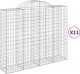 vidaXL Kosze gabionowe, 11 szt, 200x50x160/180cm, galwanizowane żelazo 2