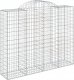 vidaXL Kosze gabionowe, 11 szt, 200x50x160/180cm, galwanizowane żelazo 3