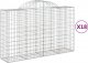 vidaXL vidaXL Kosze gabionowe, 18 szt, 200x50x120/140cm, galwanizowane żelazo 2