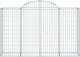vidaXL vidaXL Kosze gabionowe, 18 szt, 200x50x120/140cm, galwanizowane żelazo 4