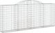 vidaXL Kosze gabionowe, 13 szt, 300x30x120/140cm, galwanizowane żelazo 3