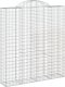 vidaXL vidaXL Kosze gabionowe, 5 szt, 200x50x220/240 cm, galwanizowane żelazo 3