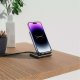 Ładowarka 4kom.pl Ładowarka indukcyjna Podstawka z ładowaniem bezprzewodowym Qi Wireless Charger 15W do telefonu Czarna 10