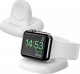 4kom.pl Ładowarka indukcyjna do Apple Watch Podstawka z ładowaniem bezprzewodowym Qi Wireless Charger Biała 1