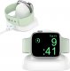 4kom.pl Ładowarka indukcyjna do Apple Watch Podstawka z ładowaniem bezprzewodowym Qi Wireless Charger Biała 2
