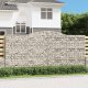 vidaXL vidaXL Łukowaty kosz gabionowy 400x30x180/200 cm, galwanizowane żelazo 1