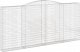 vidaXL vidaXL Łukowaty kosz gabionowy 400x30x180/200 cm, galwanizowane żelazo 2