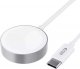 Ładowarka 4kom.pl Ładowarka indukcyjna magnetyczna Kabel typ C 120cm UltraBoost Magnetic Cable do Apple Watch White 1