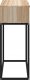 vidaXL Stolik konsolowy, 80x30x75 cm, materiał drewnopochodny i żelazo 6