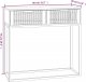 vidaXL Stolik konsolowy, 80x30x75 cm, materiał drewnopochodny i żelazo 7