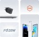 Ładowarka Usams Ładowarka sieciowa USAMS 2xUSB-C T54 40W PD Fast Charging biały/white (US-CC172) 5