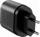 Ładowarka 4kom.pl Ładowarka sieciowa Szybka 4x USB QuickCharge 3.0 QC + Kabel 3w1 USB-C Lightning micro USB Czarna 5