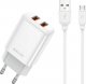 Ładowarka nemo Ładowarka Sieciowa 2x USB 2.4A + Kabel USB - micro USB Jellico EU02 biały 1
