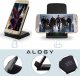 Ładowarka Alogy Ładowarka bezprzewodowa indukcyjna Alogy Qi Stand Charger na telefon stojak stacja z ładowaniem 15W Czarna 2