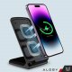 Ładowarka Alogy Ładowarka bezprzewodowa indukcyjna Alogy Qi Stand Charger na telefon stojak stacja z ładowaniem 15W Czarna 6