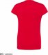 JHK T-shirt damski JHK TSRLPRM - premium z krótkim rękawem, dopasowany do sylwetki, single jersey, 170 g - czerwony 3XL 1