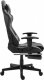 Fotel Ghost Chairs z podnóżkiem GHOST-SIX czarno szary 5